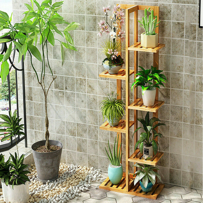 Bamboo Plant Stand