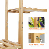 Bamboo Plant Stand